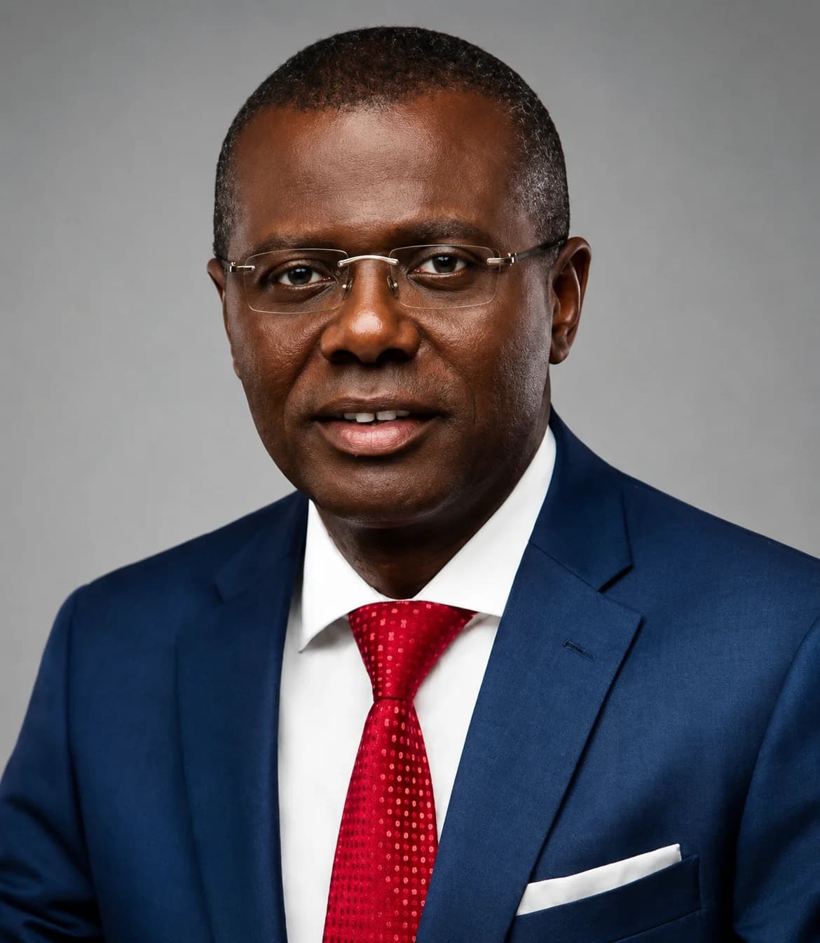 Lagos State Governor Babajide Sanwo-Olu speaking at the Eko Health Convention on healthcare workforce shortages.