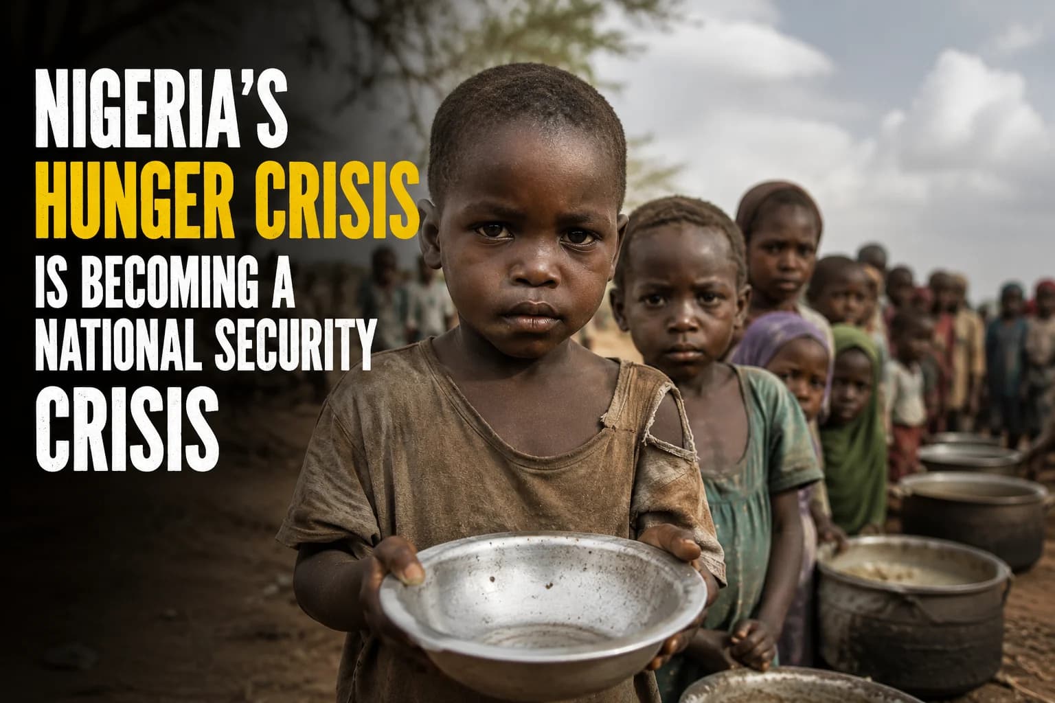 A Nigerian farming community facing the effects of food insecurity, rural violence and displacement.