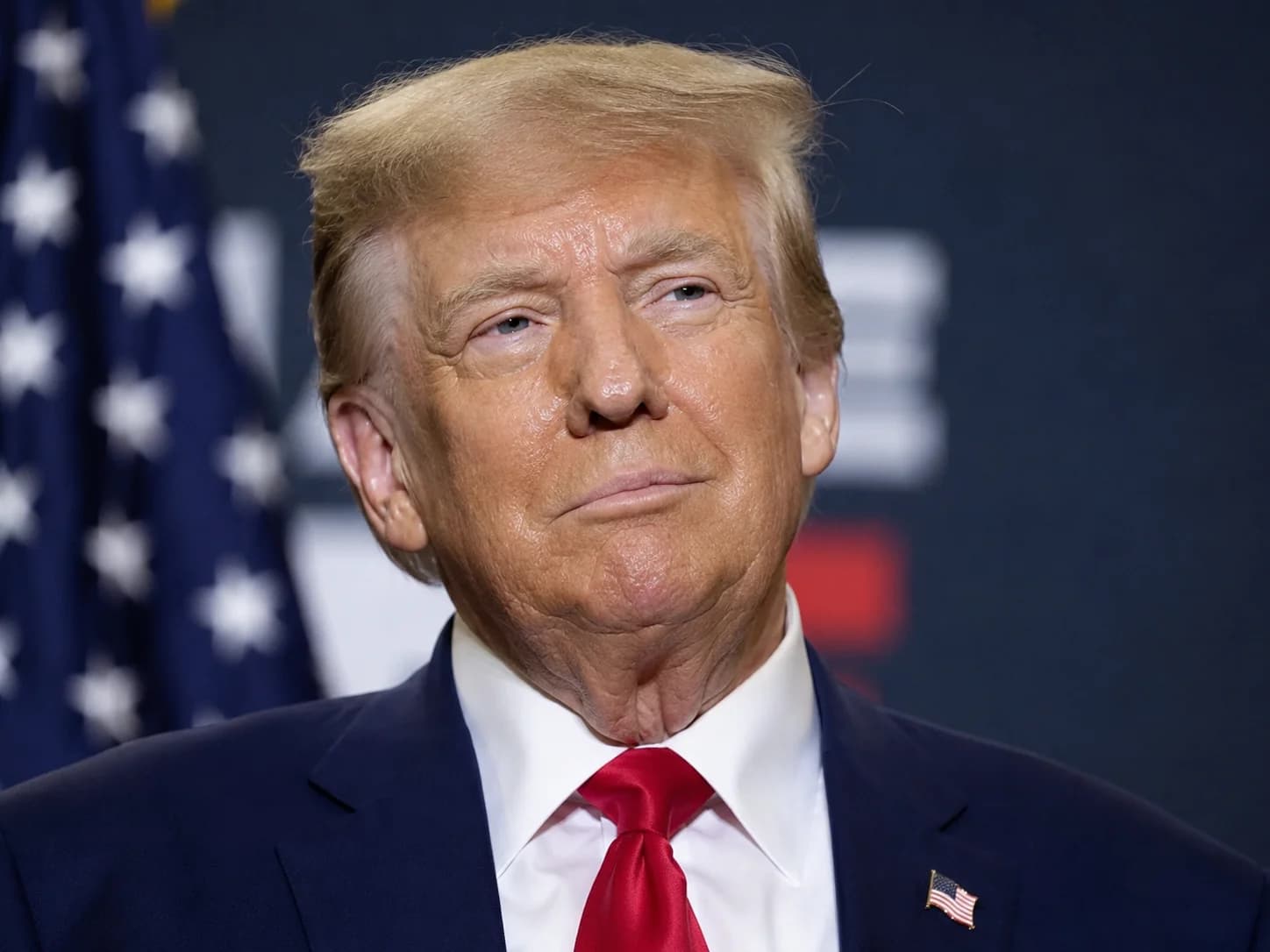 US President Donald Trump speaks during the 2026 NATO summit in Ankara after renewing his demand for American control of Greenland, escalating tensions with Denmark and European allies.