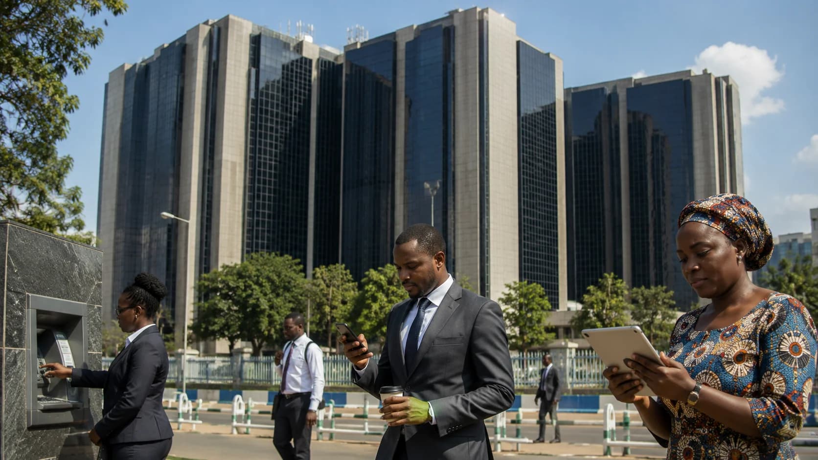 Central Bank of Nigeria headquarters representing new banking regulations aimed at strengthening the country's financial system.